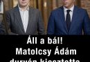 Áll a bál! Matolcsy Ádám durván kiosztotta Magyar Pétert!