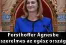Forsthoffer Ágnesbe szerelmes az egész ország – most olyat tett, amire nincsenek szavak