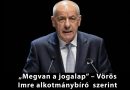 Megvan a jogalap– Vörös Imre alkotmánybíró szerint Sulyok Tamás így megfosztható meg tisztségétől!