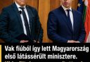 Vak fiúból így lett Magyarország első látássérült minisztere.Kiderült, hogyan veszítette el a látását Kátai-Németh Vilmos