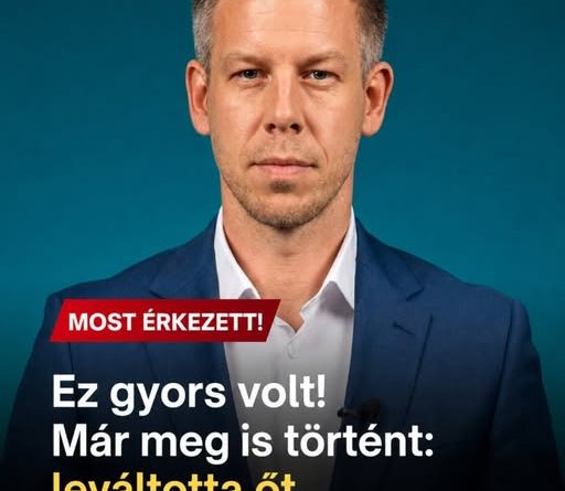 Ez nagyon gyors volt! Már meg is történt: leváltotta őt Magyar Péter, vége van!