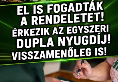Érkezik az egyszeri dupla nyugdíj!