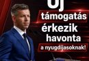 Teljesen Új támogatás érkezik havonta a nyugdíjasoknak!