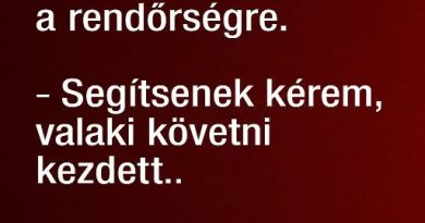 VICC: Egy férfi riadt hangon beletelefonál a rendőrségre.